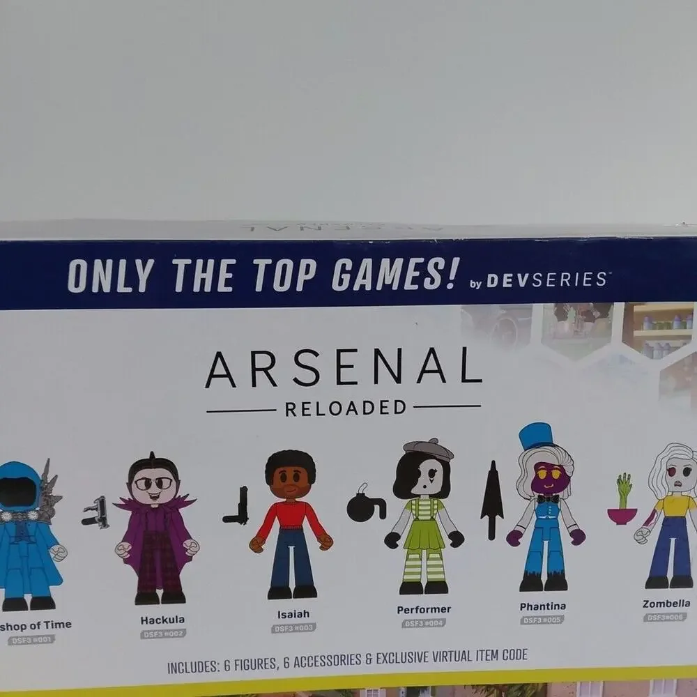 Roblox DevSeries ARSENAL RELOADED RIVALS Figure‎ Set (12 pc) NEW
